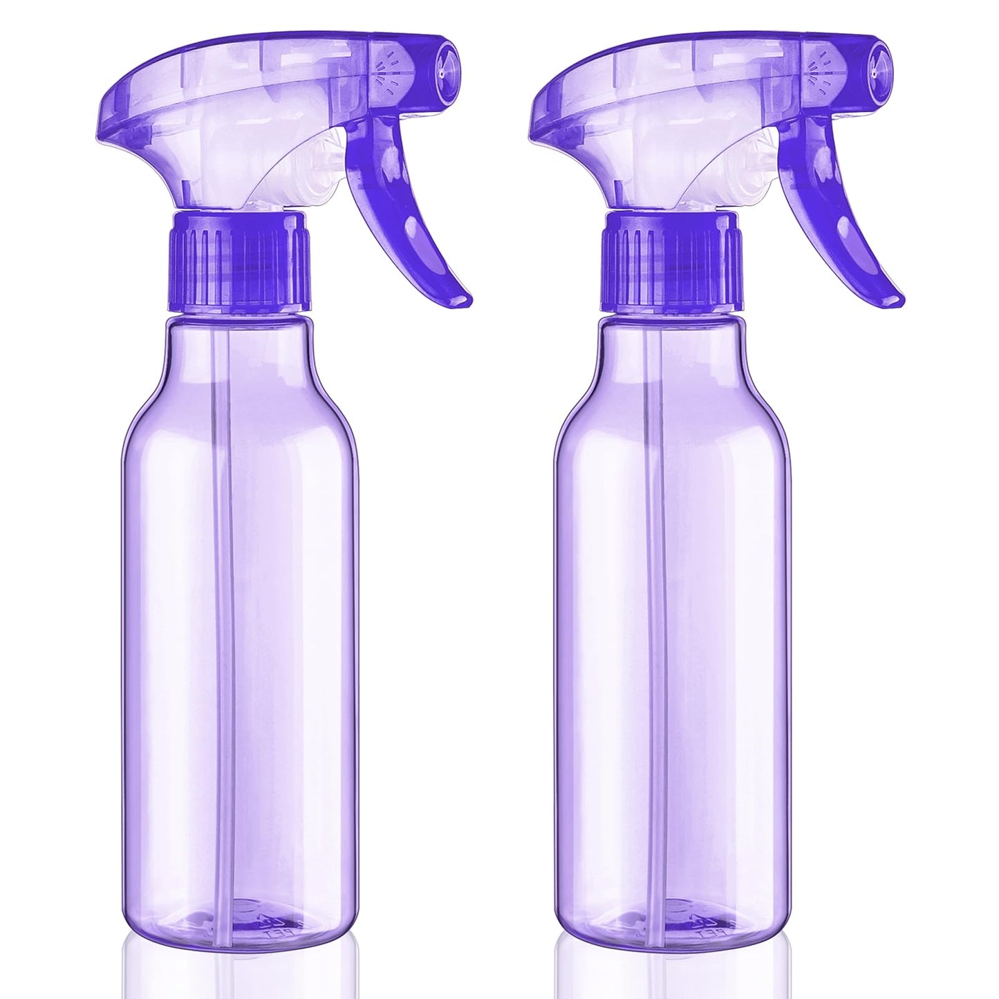 Cosywell Plastic Spray Bottles 8.8oz/260ml 3 Pack Empty Spray Bottle for Cleaning Mist/Stream Heavy Duty Water Spraying Bottle for Cooking Hair Care Essential Oils(Clear)