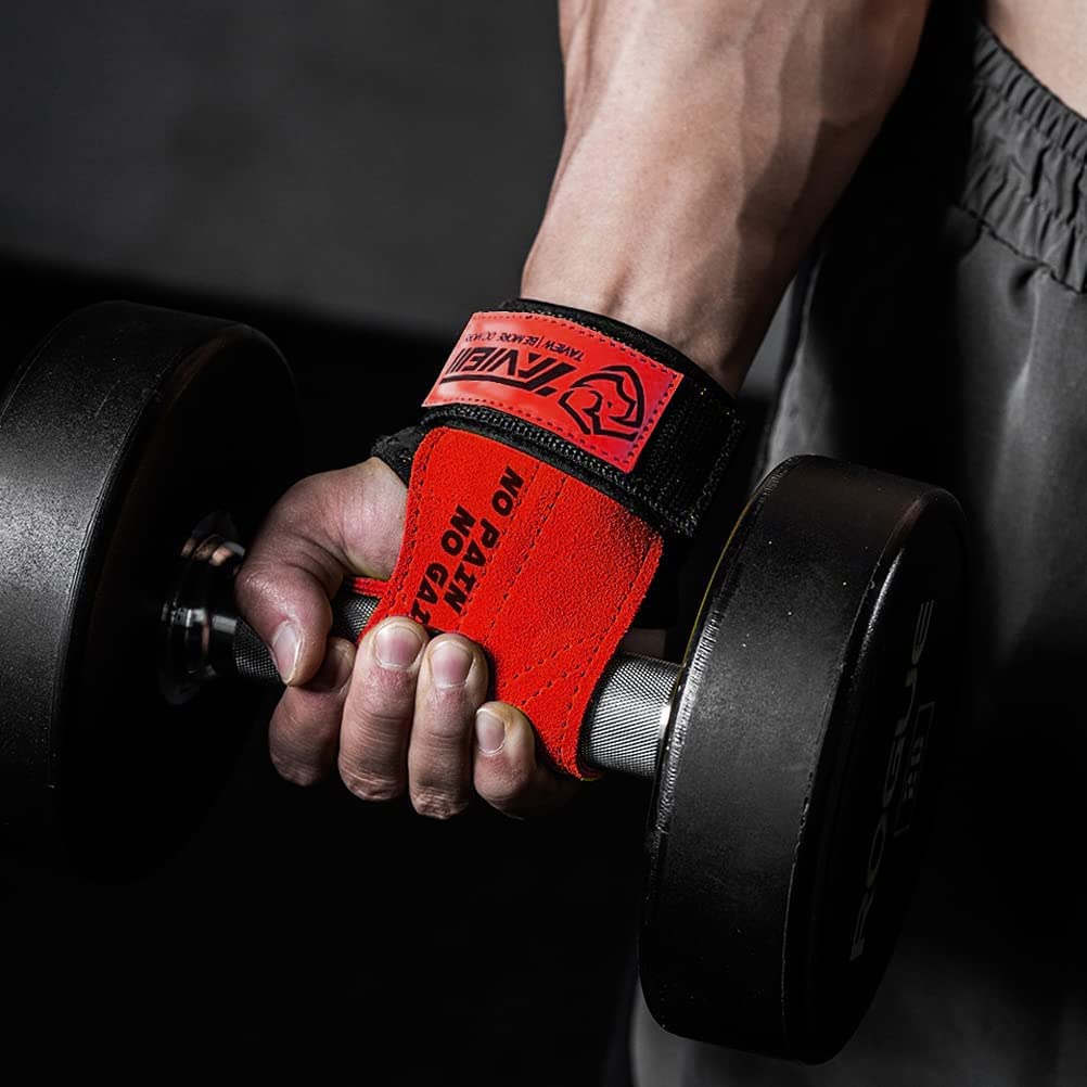 Wrist Straps for Weightlifting for Maximum Grip Support - Lifting Deadlift Strap & Weight Lifting Grips Gloves for Working Out Pull Up Deadlifting & Shrugs