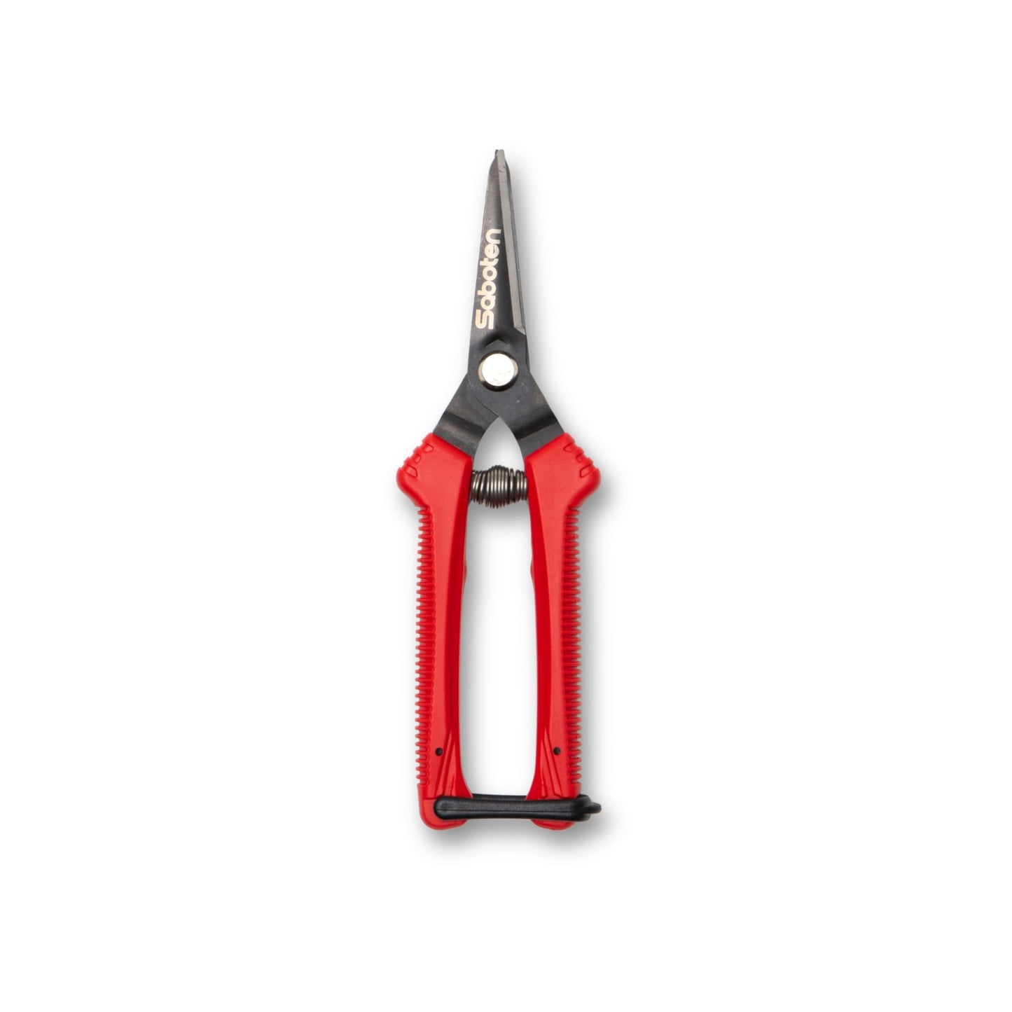 Saboten SD-8 Japanese Micro Tip Harvesting Snips, Ultra-Light 2.3 oz (65g) Pruning Scissors for Herbs, Flowers & Vegetables, HRC60 Blade Steel, Spring Action + Safety Lock, Made in Japan