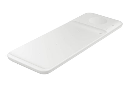 Samsung Electronics Wireless Charger Trio, Qi Compatible - Charge up to 3 Devices at Once - for Galaxy Phones, Buds, Watches, and Apple iPhone Devices, Black (US Version)