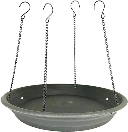 Bird Seed Catcher Tray Platform Feeder Hanging Tray Fits Most feeders Catches Most Falling Seed and Husk Great for Attracting Birds Outdoors, Backyard, Garden - Black