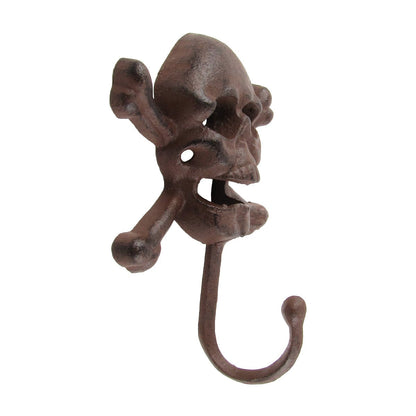 BDF, INC Treasure Gurus Metal Jolly Roger Wall Mount Key Ring Hook