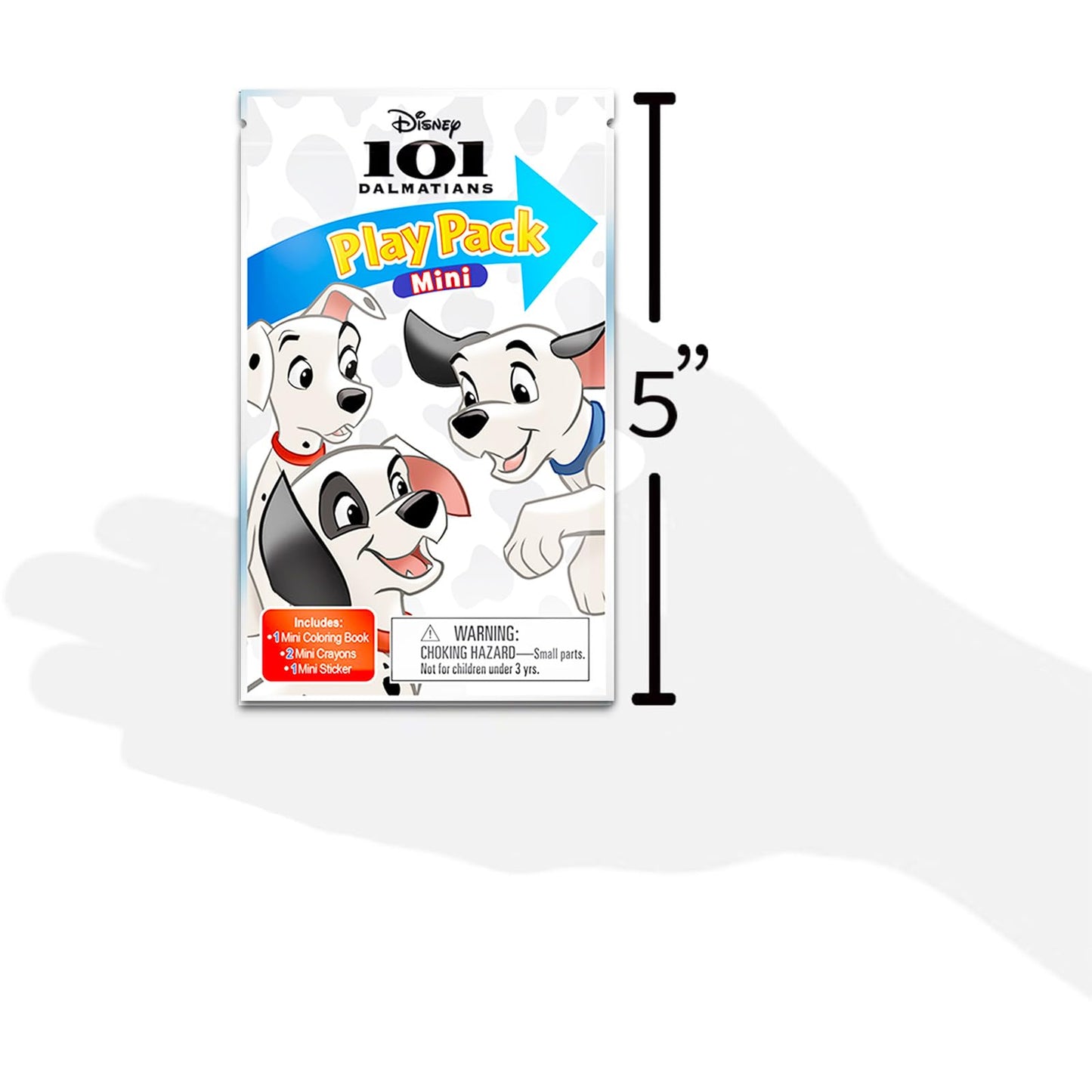 Disney 101 Dalmatians Mini Party Favors Set for Kids - Bundle with 24 Mini 101 Dalmatians Grab n Go Play Packs with Coloring Pages, Stickers and More (101 Dalmatians Birthday Party Supplies)