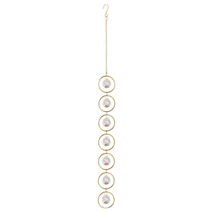 7 Chakra Crystal Suncatcher, AB Color, 30mm Crystal Ball Healing Suncatcher