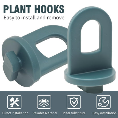 Saihisday 150Pcs Greenhouse Hooks Hanger Kit - Twist Clips for Aluminium Greenhouse Insulation