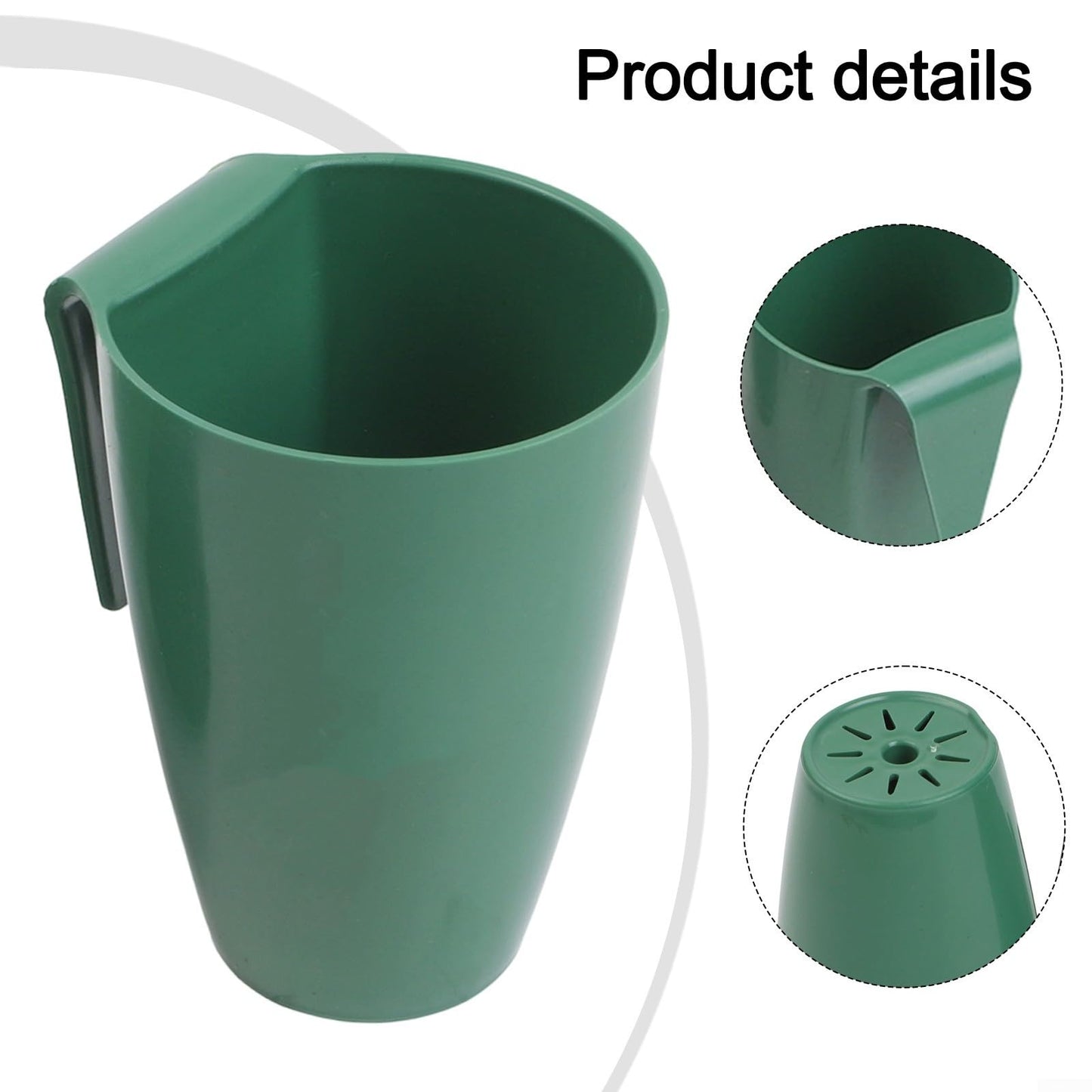 Strawberry Plant Propagation Kit with 10 Hanging Cups and 20 Rooting Forks for Indoor or Outdoor Transplanting, Space-Saving Greenhouse Gardening Tool for Home, Balcony, or Yard(Large)