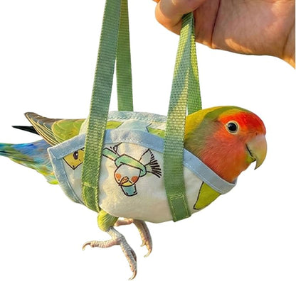 Parrot Carrier Bag – Bird Travel Backpack, Portable Cage Holder, Adjustable Harness Strap | Secure Lock System, Breathable Structure, Easy Carry Handle for Outdoor Use