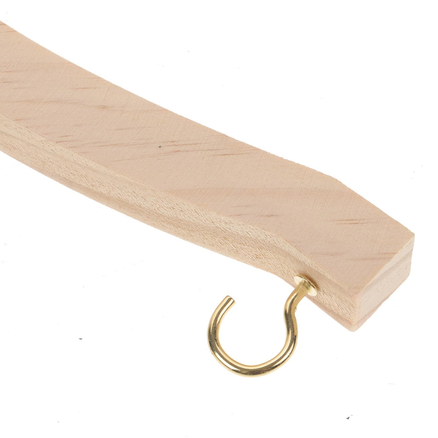 Kisangel Wooden Plant Hanger Hooks for Wall and Ceiling Indoor Outdoor Hanging Bracket 2pcs Pine Wood Natural Finish Plant Hooks