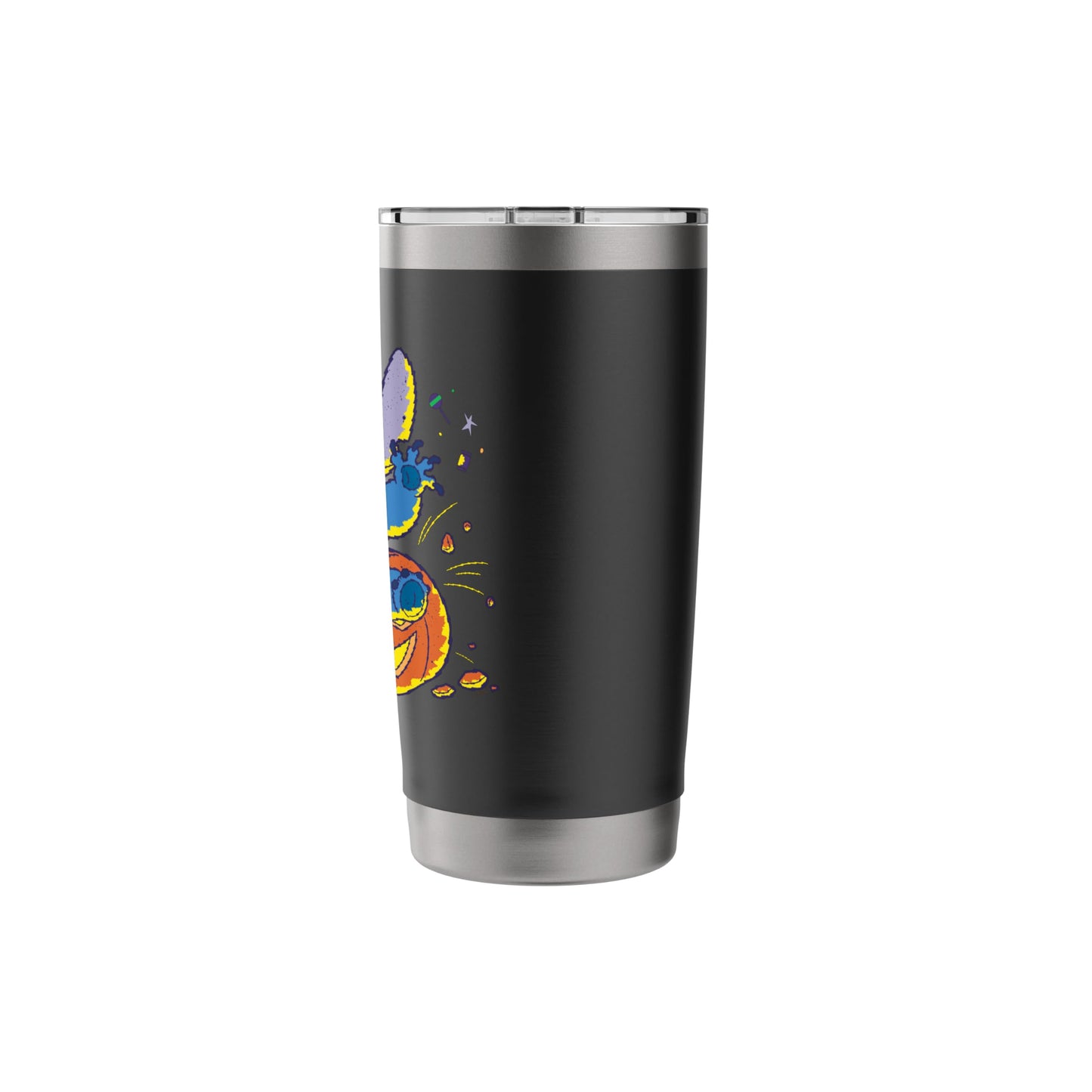 Disney Stitch Jack-o’-Lantern Surprise Mwa Ha Ha Halloween Stainless Steel Insulated Tumbler