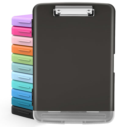 Sooez Clipboards with Storage, High Capacity Clip Boards 8.5x11 with Storage, Heavy Duty Nursing Clipboard Folder, Plastic Clipboard with Pen Holder for Women Teachers Work, School & Office Supplies