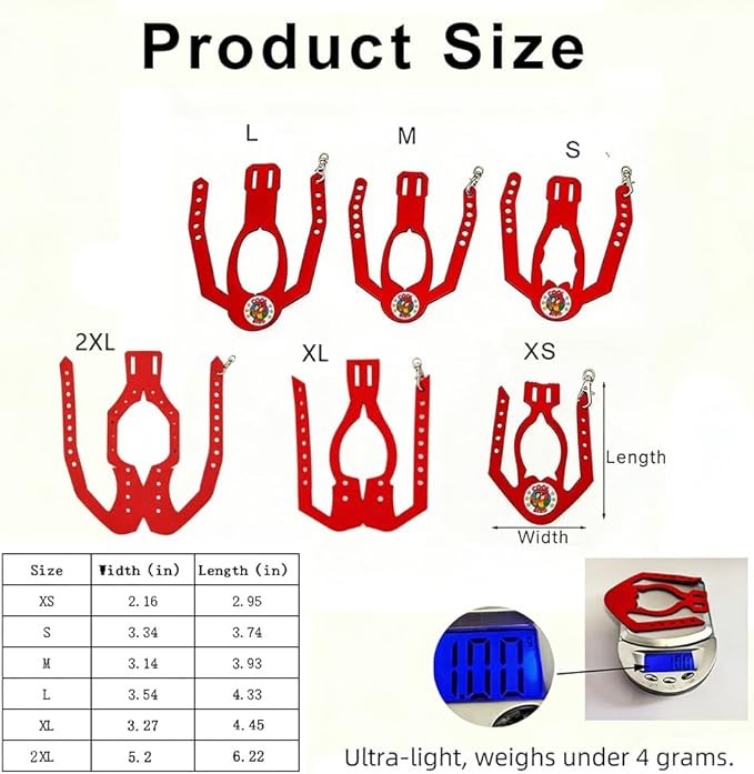 Adjustable Bird Harness & Leash Set for Small Birds,FitsBudgie,Parakeets, Conures, Cockatiels,Green Cheek,Quaker Parrots(Red, S) Z6350-2