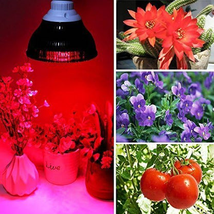660nm Red Light Bulb, 18W (36W Equivalent) LED Grow Light for Indoor Plants Flowering Bloom and Fruiting, Grow Spectrum Enhancement