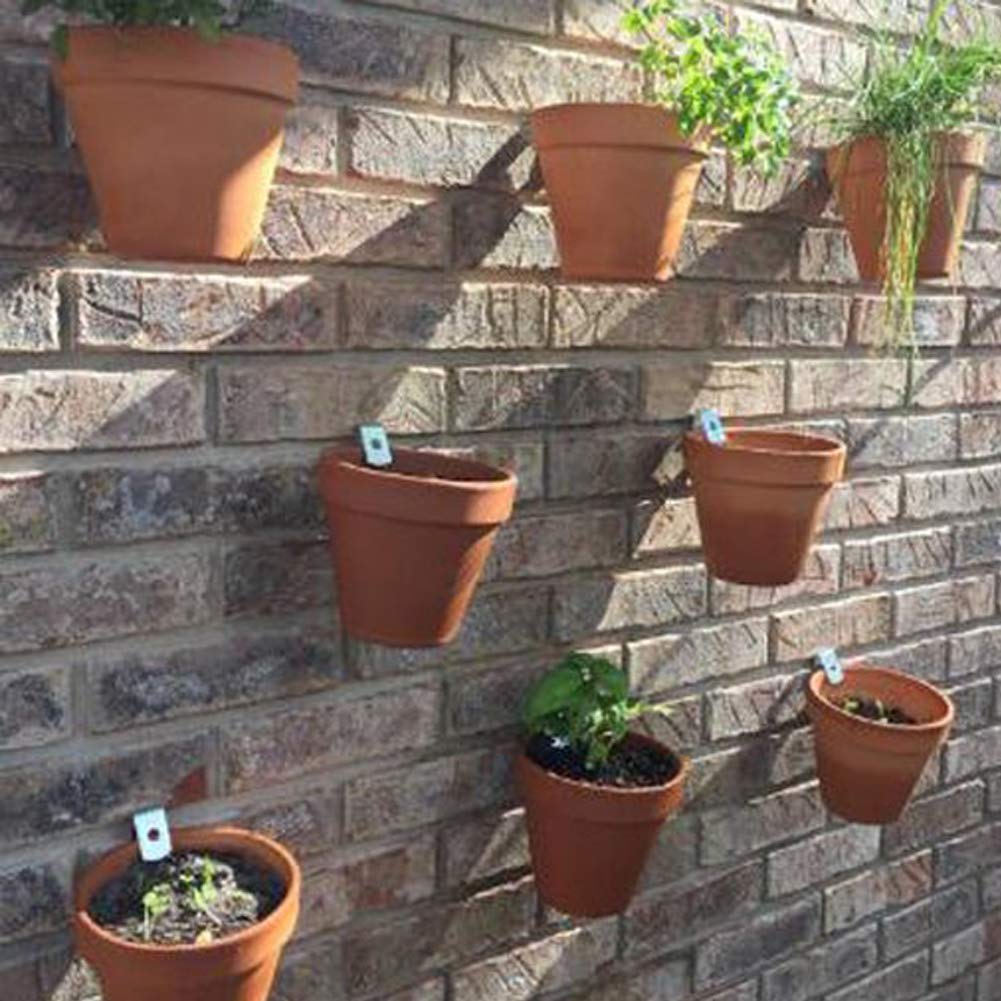 WTOYRRT 15 Pcs Hard Steel Flowerpot Clips Durable Plant Pot Latch Hangers Hook Suit for 5” to 8” Terra Cotta Pots Garden Decorate Plant Hanger