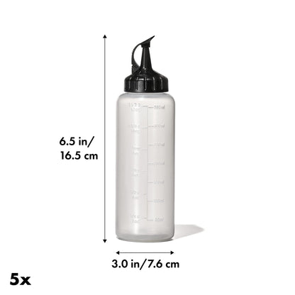 OXO Good Grips Chef's Squeeze Bottles (5-Pack) and Funnel Set