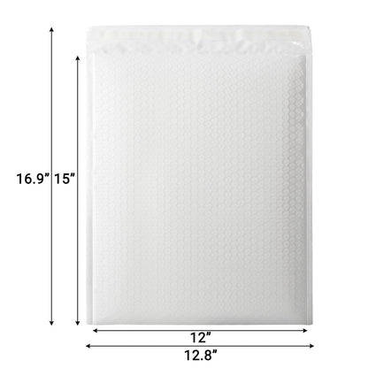 zmybcpack 12x15 Inch 25 Pack Poly Bubble Mailers Self-Seal Padded Envelopes for Clothing,Large Bubble Envelopes Bags for Shipping, Packing
