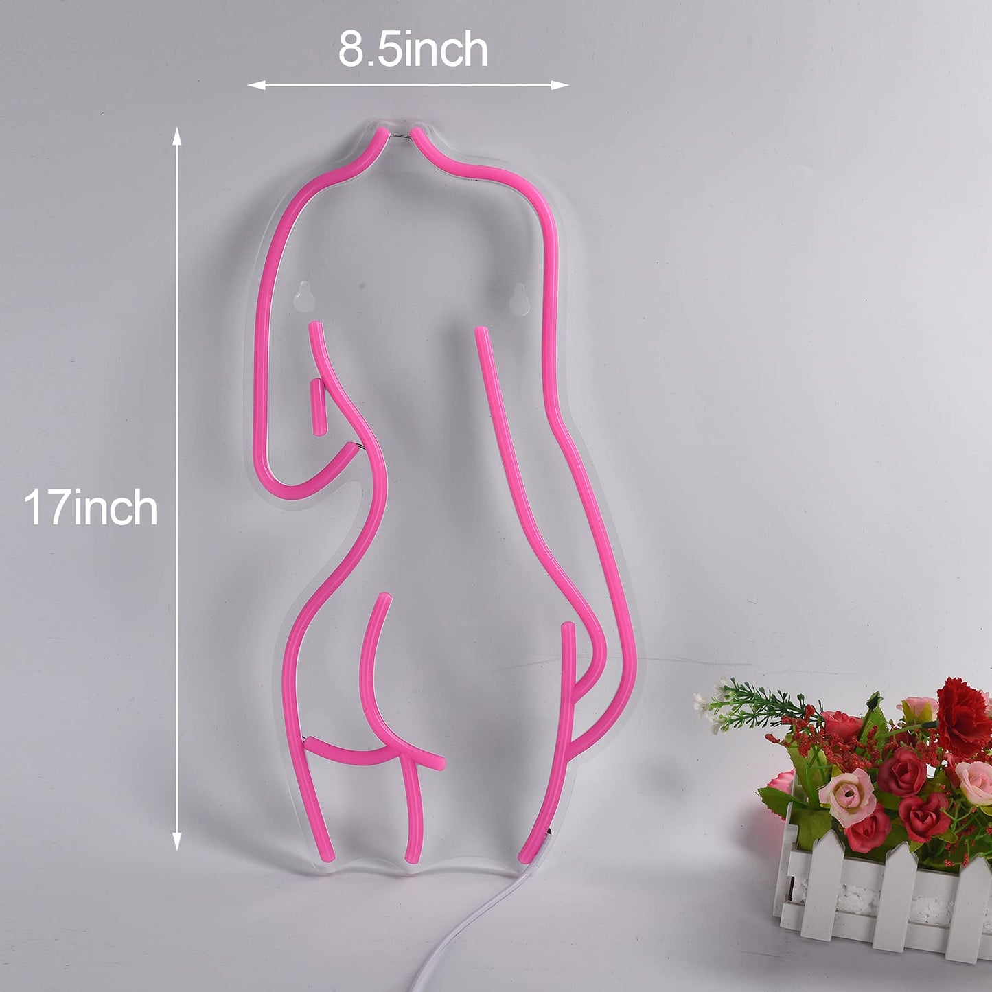 I'm So Happy You're Here Neon Sign for Wall Décor Dimmable LED Neon Light USB Powered Neon Art Signs Decor