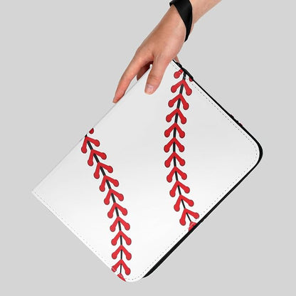 900 Pockets Round Ring Trading Card Binder, 9-Pocket Clear Zipper Card Album with Wrist Strap, Holds 900 Standard TCG & Sports Cards, Not Fit Top Loaders