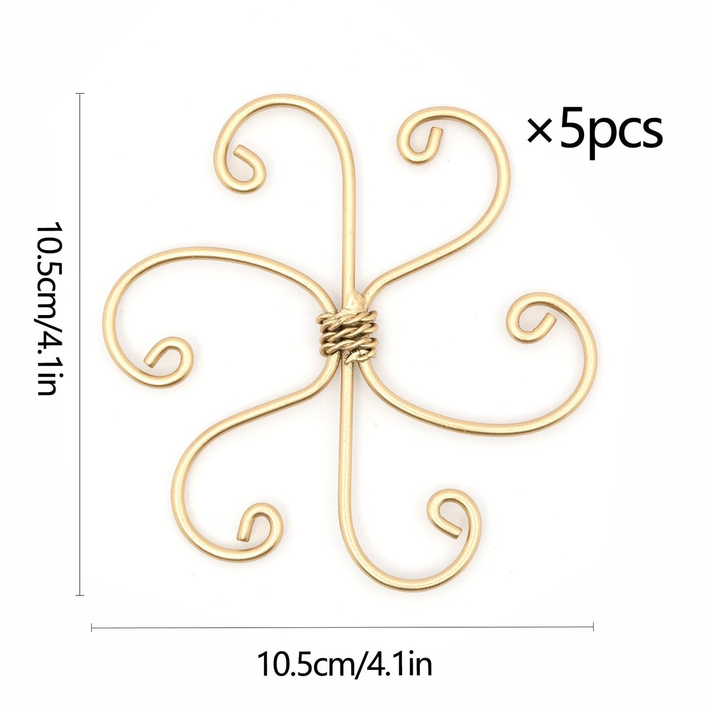 YOHSNOR 5PCS Monstera Plant Support System 4.1IN - Durable Hook Stem Supports for Healthy Growth, Stabilizer for Leaves and Turtle Shells, Easy-to-Use Indoor Plant Care, Ideal Present for Plant Lovers