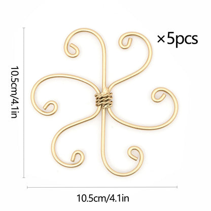 YOHSNOR 5PCS Monstera Plant Support System 4.1IN - Durable Hook Stem Supports for Healthy Growth, Stabilizer for Leaves and Turtle Shells, Easy-to-Use Indoor Plant Care, Ideal Present for Plant Lovers