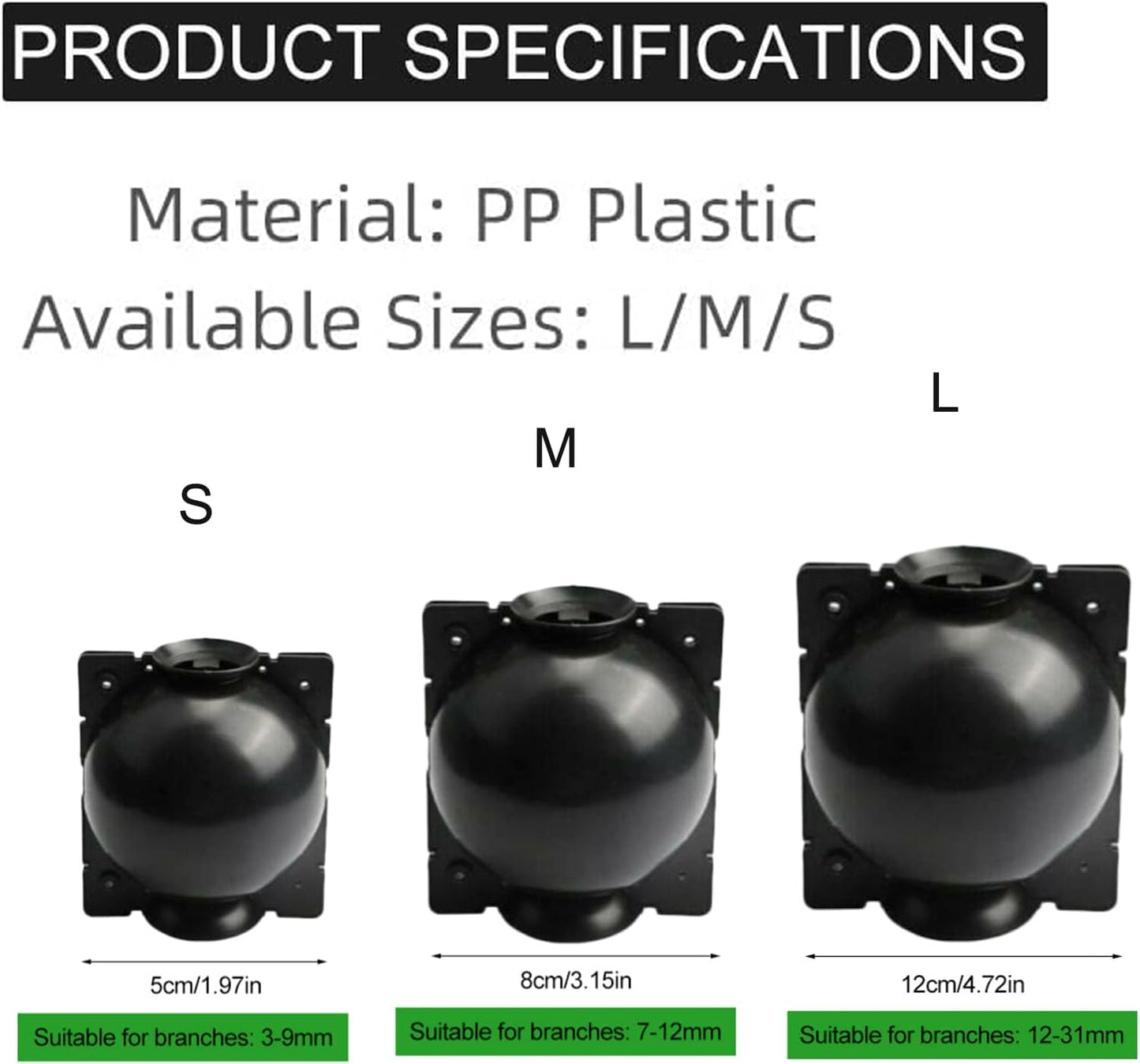 20PCS Propagation Stations Air Layering Pods, Reusable Rapid Root Plugs Air Layering Propagation Kit Grafting Tool Take Root Box Plant Propagation Ball Root Starter for Plant Cuttings Tree