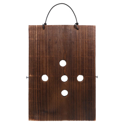 ORFOFE Fern Hanging Plaque 9.76X6.77X0.70In Solid Wood Rustic Sign Decor for Indoor Succulents Climbing Plants Vertical Plant Mounting Board