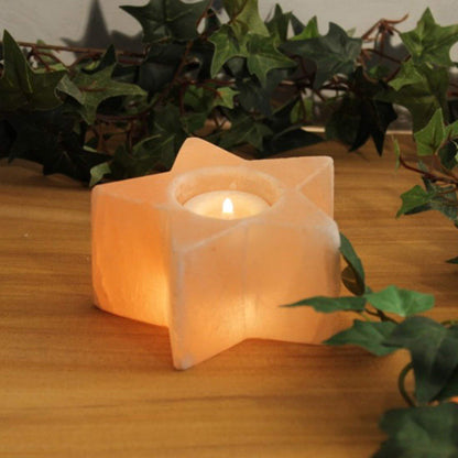 2 Tealight Candle Holders Star Shaped, 5x5x2, 2.5 lbs Each