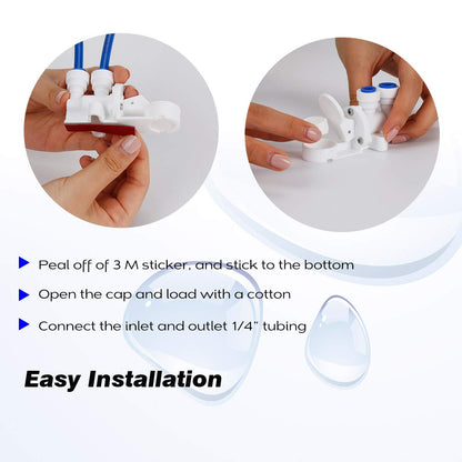 Frizzlife Leak Protection Valve For Reverse Osmosis And Under Sink Water Filter System MP99 & SP99 - Automatic Shut Off Protection When Water Leaks