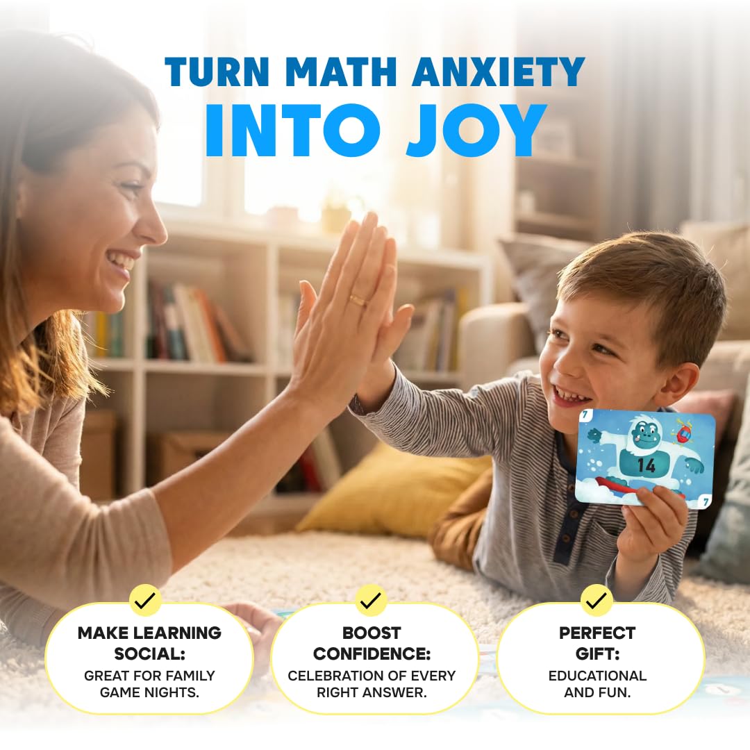 Kidrox Multiplication Flash Cards, Times Tables 1 to 12, Interactive Learning Cards with Fun Character Design, Educational Math Practice Set