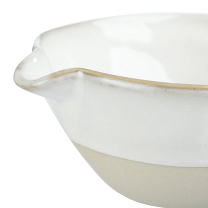 Stoneware White Batter Bowls (Set of 4)