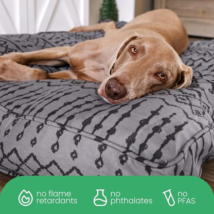 Molly Mutt Wild World Dog Bed Duvet Cover, 100% Cotton Canvas Cover for Dog, Puppy, or Cat Bed, Durable, Washable, and Free of Harmful Chemicals, Small, 22"x27"x5"