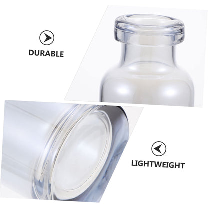 OUNONA Glass Hydroponic Plant Vase for Home Decoration Transparent Small Mouth Terrarium for Indoor Propagation and Stylish Room Accent