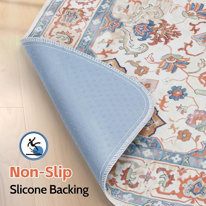 Washable Pee Pads for Dogs, 2 Pack Reusable Puppy Training Pads 40"x26" Super Absorbent Waterproof Dog Training Pads, Non-Slip Potty Pads, Whelping Pads Litter Mat Beige