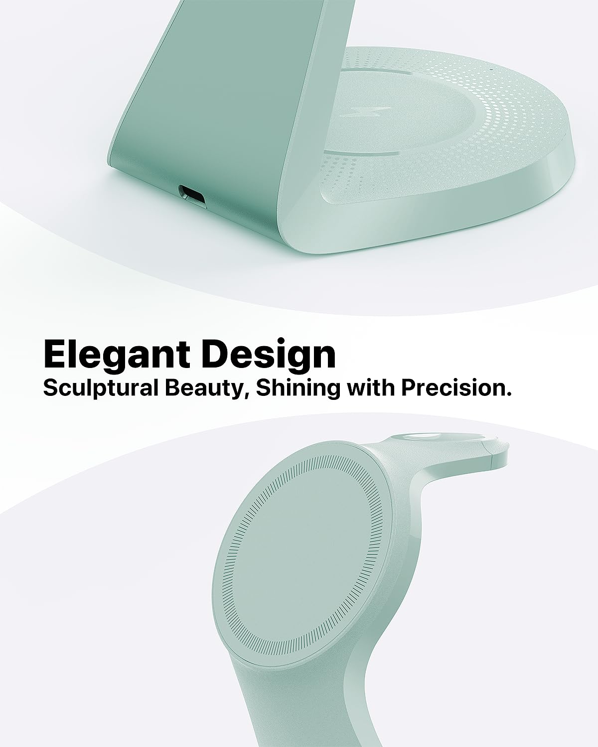 3 in 1 Charging Station for Apple Devices,Mag-Safe Charger Stand Fast Charging,Wireless Charger for iPhone 16/15/14/13/12 Series,& AirPods,& iWatch(USB-C Charger Included)