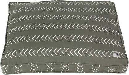 Molly Mutt Sheepy Wool Crate Pad, 100% Cotton Canvas Cover with Soft, Supportive, & Temperature-Regulating 100% Natural Wool-Filled Insert Dog Bed, Crate Mat, Forever Young, 42" x 28" x 2.5"