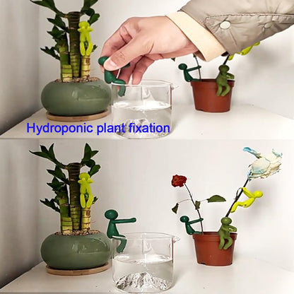 MTOMDY Plant Propagation Friends,Plant Propagation Buddy,Cute Plant Cutting Holder Plant Support for Sprouts, Plant Propagation Station Accessories Gifts for Plant Lovers(15 Pcs)