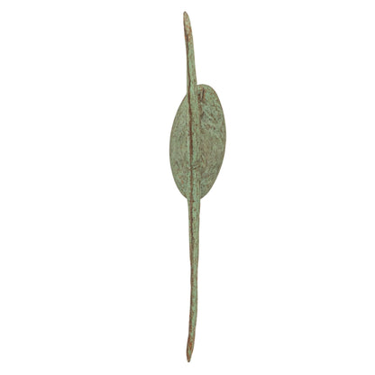 Creative Co-Op Distressed Metal Tuna Tail Accent Decor, Aqua