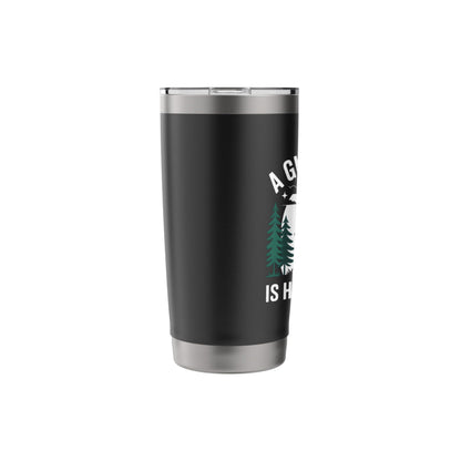 Funny Bigfoot A Guy Like Me Is Hard To Forest Find Stainless Steel Insulated Tumbler