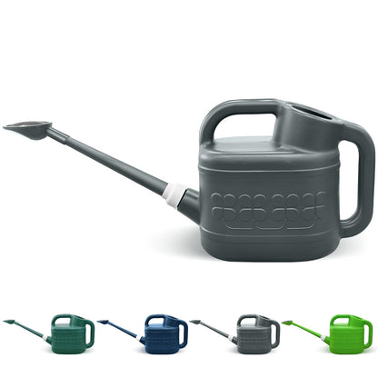 2 Gallon Watering Can for Outdoor Plants, Plant Watering Can with Removable Long Spout and Stainless Steel Sprinkler Head, Large Water Can for Garden Flowers Vegetables