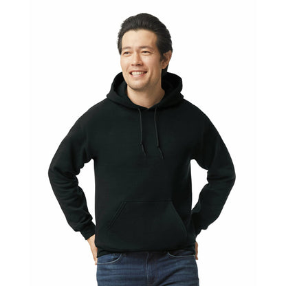 Gildan Adult Fleece Hoodie Sweatshirt, Style G18500, Multipack, Black (1-Pack), Large