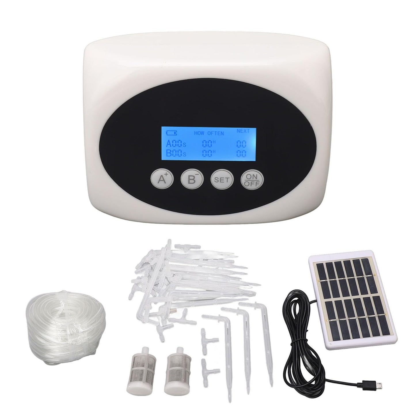 LCD Automatic Drip Irrigation for 15 Plants Stable WaterIntelligent Control for Drought Conditions