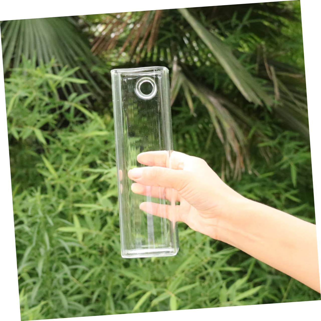 YARNOW Creative Hanging Glass Vase for Flower Planting Wall Mounted Terrarium Container Unique Design for Home Decoration for Succulents and Indoor Plants