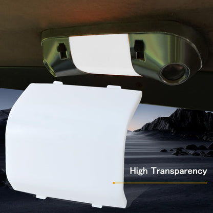 Generic White Interior Dome Light Lens Cover Compatible with Ford F-150 F-250 F-350 Bronco II E-Series Model D2LY-13783-E