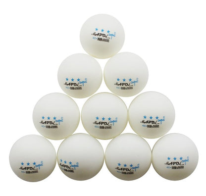 MAPOL 50 White 3-Star Table Tennis Ball Premium Training Ping Pong Balls