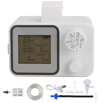 Automatic Watering System, Programmable Plant Watering Devices with LCD Display for Indoor Houseplants, Smart Drip Irrigation Kit Supports Up to 15 Plants Automatic System