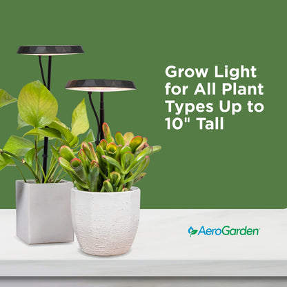 AeroGarden Stem Grow Light for Indoor Plants, Grow Live Plants Anywhere in the Home, Adjustable Light Modes, Black