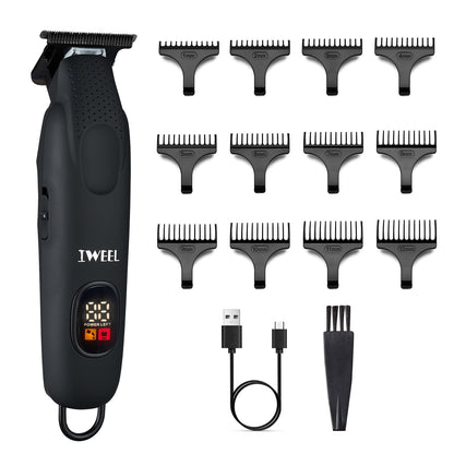 Beard Trimmer for Men Professional Hair Trimmer for Men Hair Clippers Eletric Razor Shavers Zero Gapped T Blade Edgers Liners Cordless Rechargeable Mustache Grooming Kit for Body
