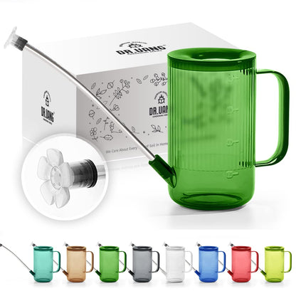 Small Watering Can Indoor Plants with Long Spout (1L, Green)