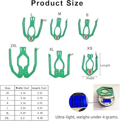 Adjustable Bird Harness & Leash Set for Small Birds,FitsBudgie,Parakeets, Conures, Cockatiels,Green Cheek,Quaker Parrots(Green, XL) Z6350-13