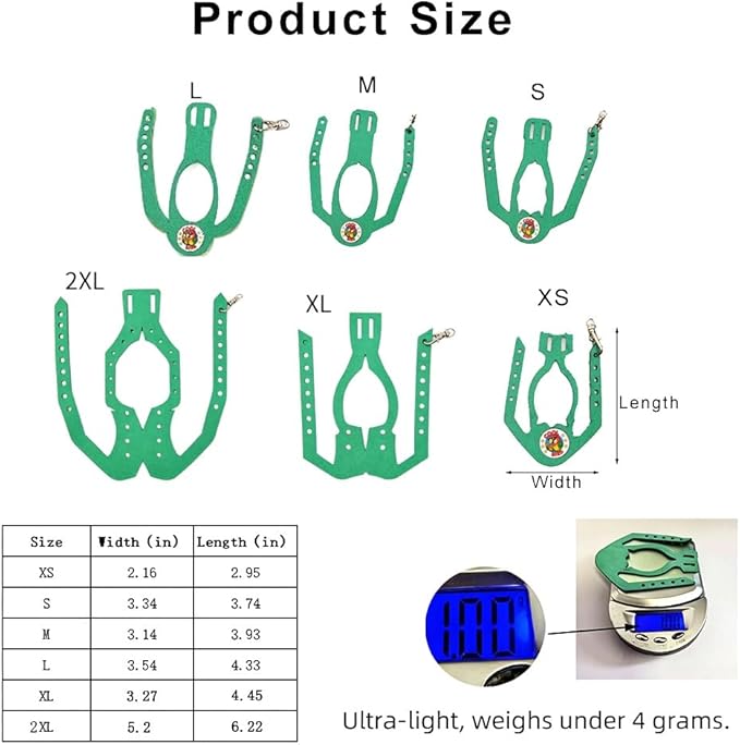 Adjustable Bird Harness & Leash Set for Small Birds,FitsBudgie,Parakeets, Conures, Cockatiels,Green Cheek,Quaker Parrots(Green, L) Z6350-9