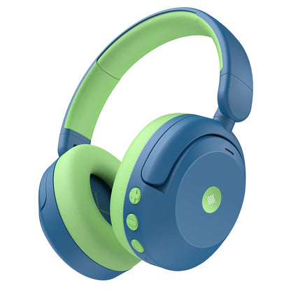 iClever BTH20 Active Noise Cancelling Headphones for Kids, 60H Play Time,Type C Fast Charging, Safe Volume 80dBA, Bluetooth5.4, Award-Winning Kids Headphones Wireless for iPad Tablet Airplane, Blue